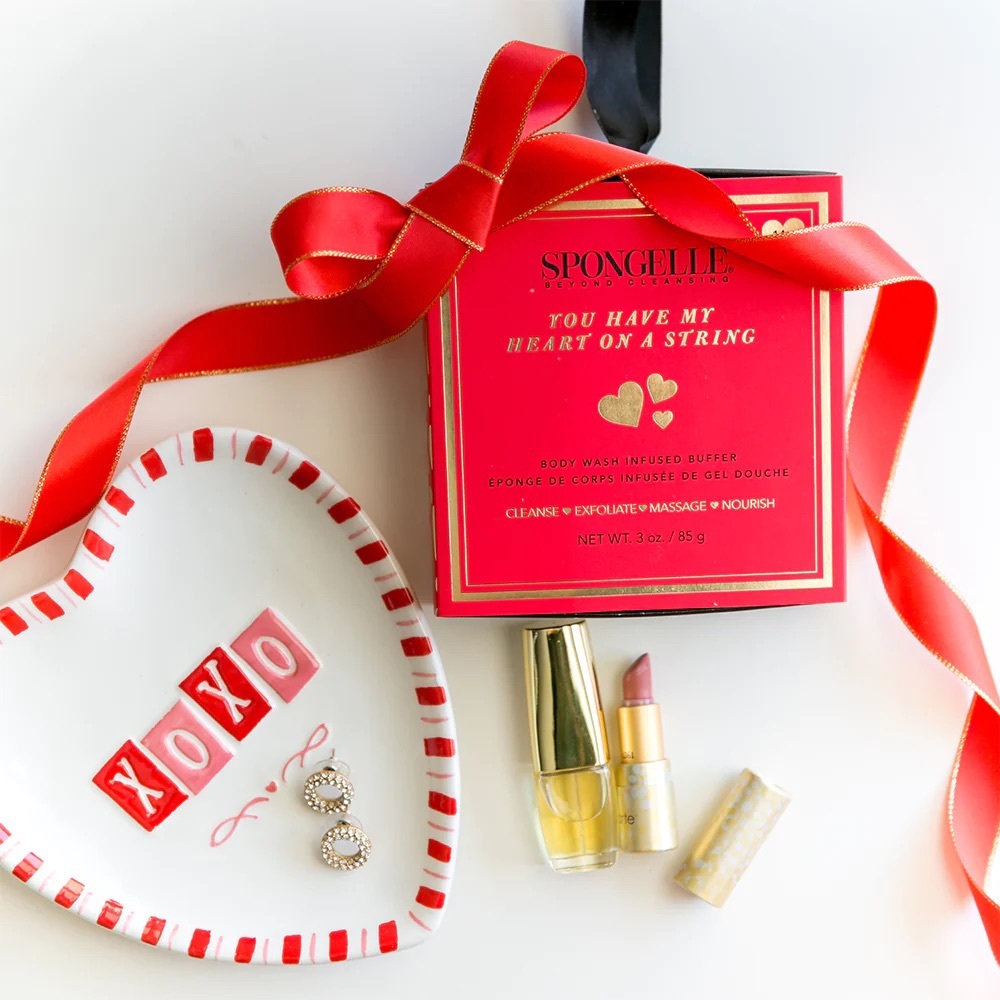 Spongelle You Have My Heart On A String Body Wash Infused Buffer